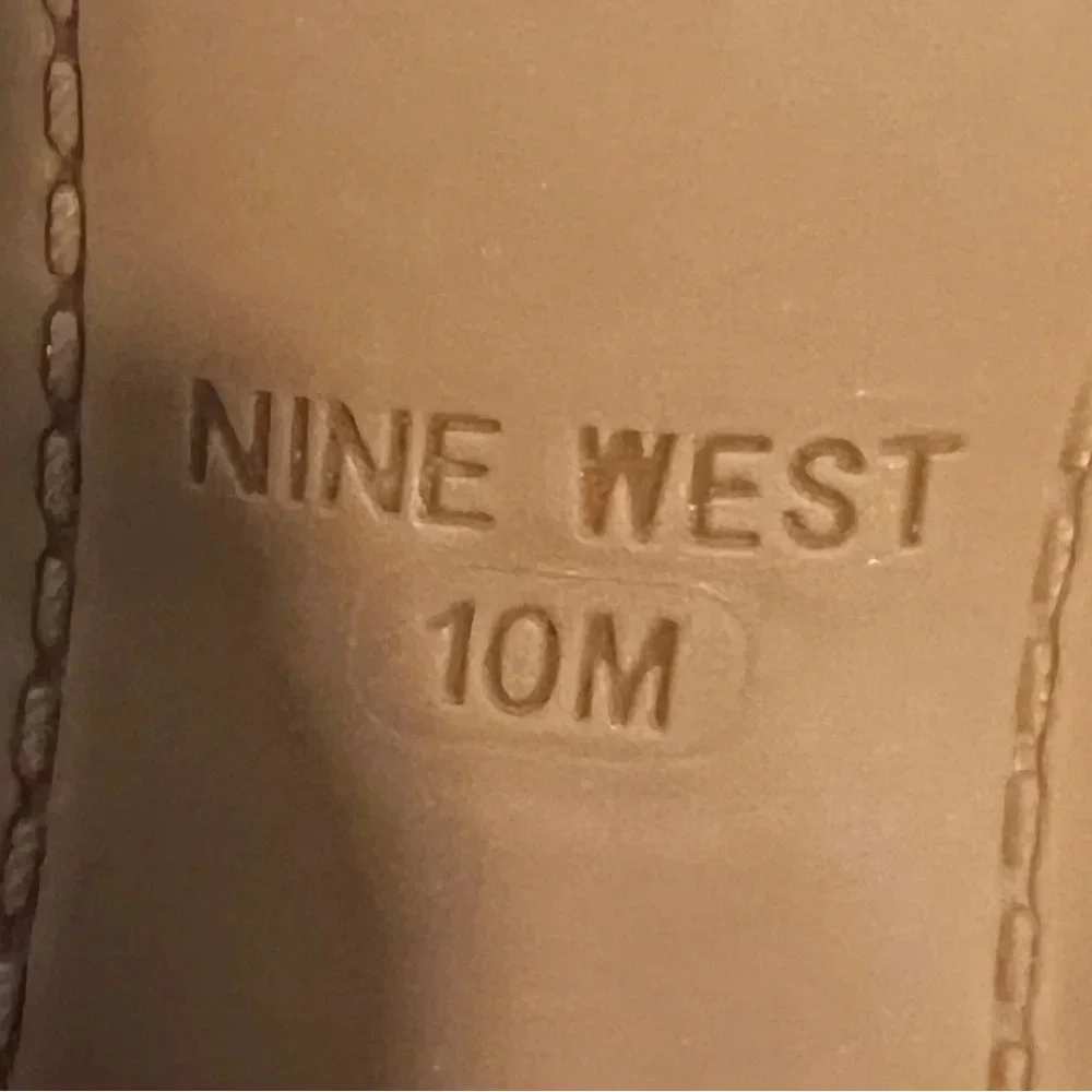 Nine West size 10 over the knee length dark gray suede boots